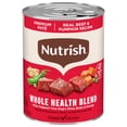 thumbnail image 3 of (4 pack) Nutrish Real Beef & Pumpkin Recipe Whole Health Blend Premium Paté Wet Dog Food, 13 oz. Can (Rachael Ray), 3 of 12
