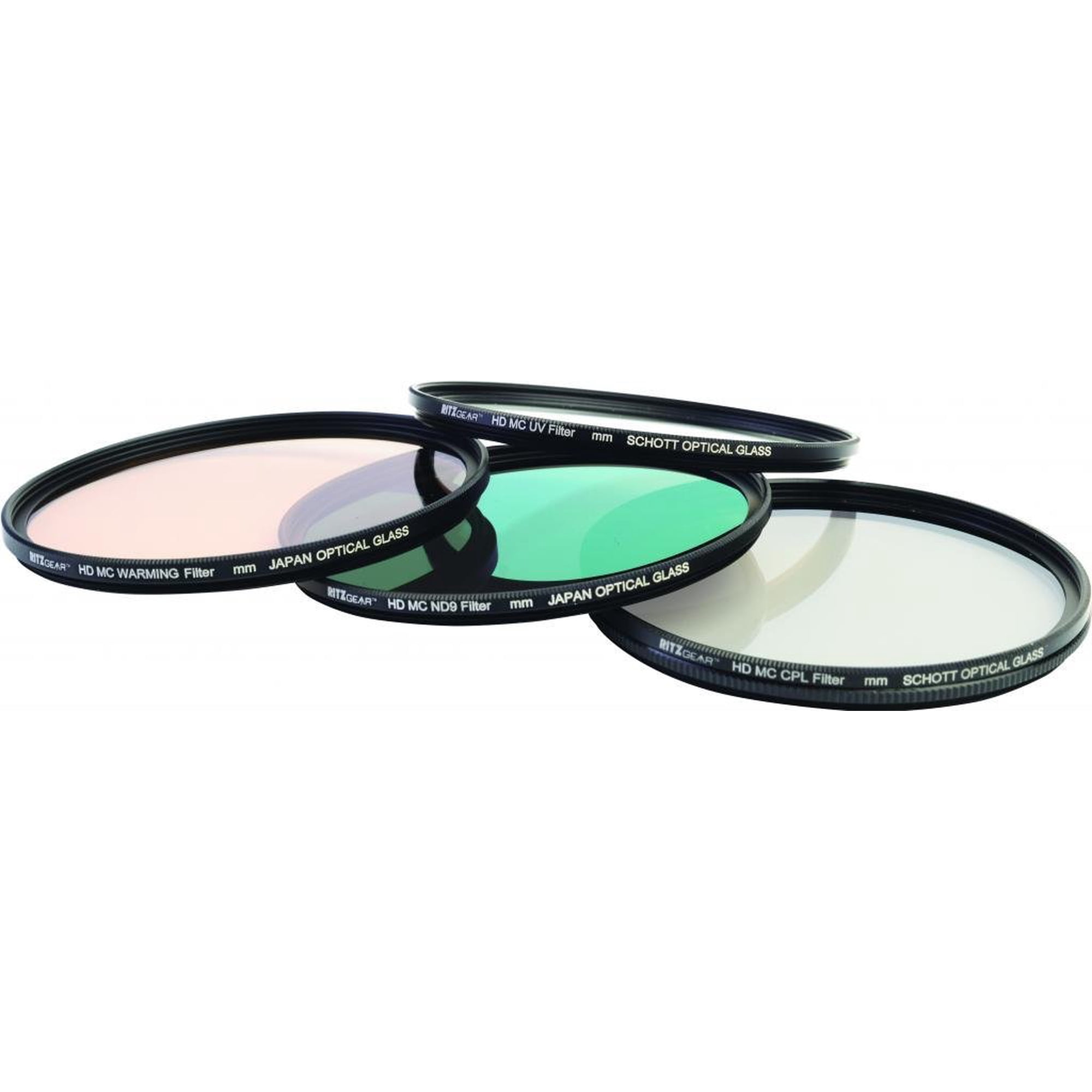Ritz Gear™ 40.5mm Premium HD MC Super Slim Lens Filter Set (UV CPL ND9 Warming) With SCHOTT OPTICAL GLASS