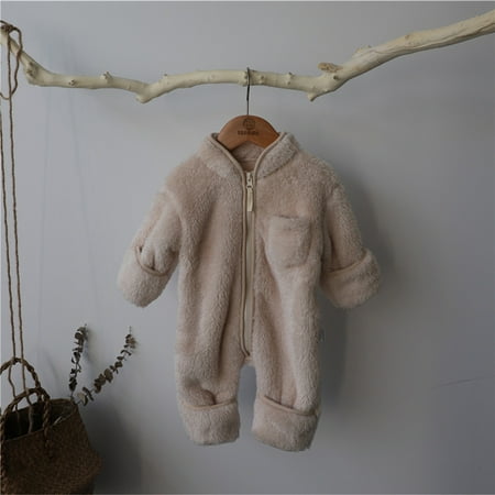 

Aayomet Baby Bodysuit Sets Baby Boy Girl Romper Clothes Solid Ribbed Onesie Bodysuit Jumpsuit Outfits Khaki 12-18 Months