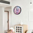 thumbnail image 6 of Voice Activated Clock with Glow Light 12 Inch Large Silent Wall Clock Battery Operated for Home Decor Flamingo in The Water, 6 of 8