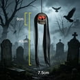 thumbnail image 3 of Outdoor Halloween Decorations Halloween Yard Decor, Long Hair Skull Ghost Prop with Flashing Led Eyes for Porch, Tree, Escape Room, Halloween Ghost Decor, 3 of 8
