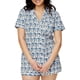 thumbnail image 2 of Womens Pajamas Set 2 Piece Button Down Monkey Shorts Set Y2k Preppy Loungewear Pjs, 2 of 5