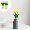 thumbnail image 3 of Taotanxi 10PCS Yellow Tulips Artificial Flowers Real Touch White Fake Tulips White Flowers Artificial for Decorations Centerpieces for Table Home Decor Indoor Flower Arrangements Artificial ,14", 3 of 5