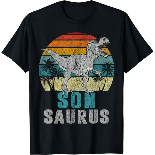 Sonsaurus T Rex Dinosaure T-Shirt Fête des Pères - comme sur l'Image - m