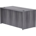 thumbnail image 5 of Lorell Weathered Charcoal Laminate Desking Desk Shell - 60" x 30" x 29.5" , 1" Top - Material: Polyvinyl Chloride (PVC) Edge - Finish: Laminate Top, Weathered Charcoal Top, 5 of 7
