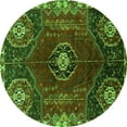 thumbnail image 1 of Ahgly Company Indoor Round Persian Green Traditional Area Rugs, 4' Round, 1 of 1