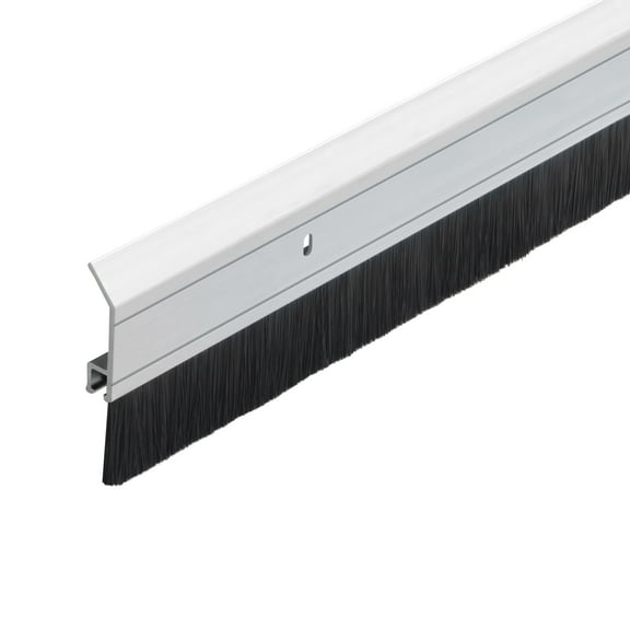 M-D Building Products 05100 36 in. Silver Aluminum with Brush Screw-on Door Sweep