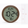 thumbnail image 3 of Reloj de pared digital XUANZIT con fecha, temperatura y horario de verano automático, 3 of 8