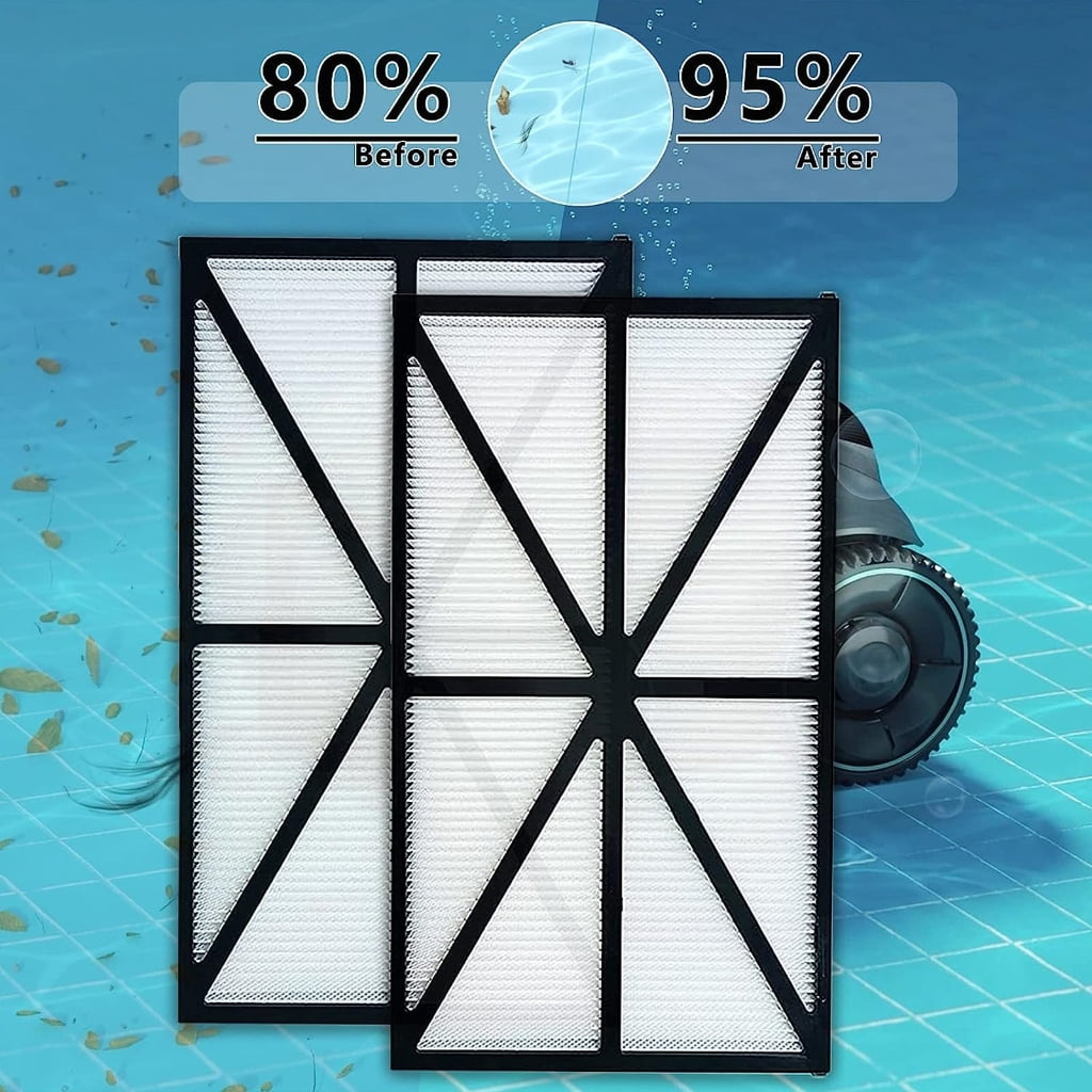 YIEMEEN Replacement Robotic Pool Cleaner Filter Cartridges Panels for RC9990GR RC36000QC RC9950 RC9952 RC9742 RC4702 W3RC9740Cub