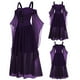 thumbnail image 2 of Vestidos Para Mujer Vestidos Midi Con Hombros Descubiertos Vestido de Festival Con Cordones Y Manga de Mariposa de Talla Grande Odeerbi  ODB182898, 2 of 6