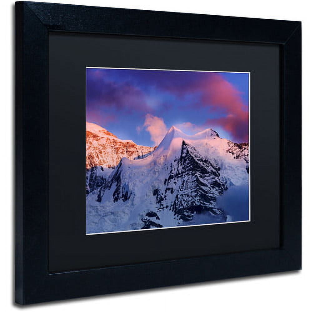 Trademark Fine Art "Sunset Celebration" Canvas Art by Philippe Sainte-Laudy, Black Matte, Black Frame