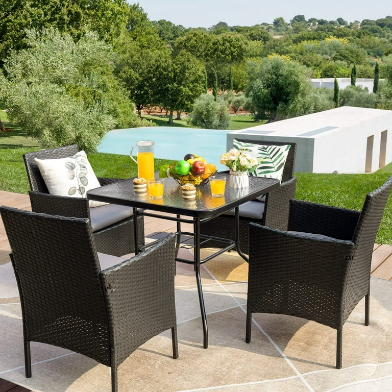 Devoko 5 pieces patio furniture sets sale
