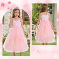 thumbnail image 6 of Marendyee Dress for Girls Pink Tulle and Sequin Dress for Kids Halloween Cosplay Costumes, 6 of 15
