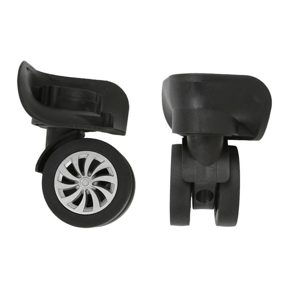 2 piezas de ruedas de equipaje de repuesto, cubierta de carrito de ruedas Universal, fácil de instalar, ruedas de maleta resistentes al desgaste para