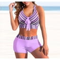 thumbnail image 1 of LSLJS Women's Split Three-piece Printed Sexy Swimsuit, Bikini Sets, 1 of 3