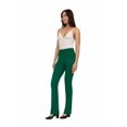 thumbnail image 2 of ZayWay Women's Stretch Bootcut Dress Pants with Pockets - Wear to Work - Ponte Treggings Kelly Green X-Large, 2 of 6