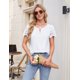 thumbnail image 5 of Blusas Informales de Negocios para Mujer, Blusas Elegantes de Verano, Lindas Camisas de Corta, Conjuntos de Trabajo Modernos. M, 5 of 8