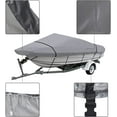 thumbnail image 2 of waltyotur 17-19FT 210D Grey Heavy Duty Waterproof Trailerable Boat Cover Replacement for V-Hull Fishing Boat V-Hull Tri-Hull Runabout Bass Boat Fish&Ski Pro-Style Bass Boat, 2 of 6