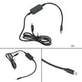 thumbnail image 2 of USB Type-C to 12V DC 5.5mm*2.5mm Adapter Cable 1m 39.37inches PD Charger Cord, 2 of 13