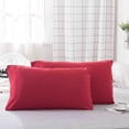 thumbnail image 1 of Pillowcase A Chilling Body Pillowcase For Hot Sleepers And Night Sweats Suitable For All Seasons Breathable And Velvet Soft Full-length Pillowcase 2pc, 1 of 6