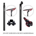 thumbnail image 3 of Baohd Bike Seatpost Alloy for Micro Adjust Rigid Seat Support Repair Bicycle Post Rod Black 31.6x450mm, 3 of 6