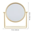 thumbnail image 2 of MasteelfCA Vanity Makeup Mirror Swivel Round Cosmetic Mirror for Table Desk Countertop, 2 of 7