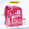 thumbnail image 2 of Mochila Vorspack Clear Heavy Duty Transparente Rosa, 2 of 7