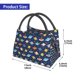 thumbnail image 2 of Fotbe Planets And Stars Bolsa Térmica Portátil con Estampado, Bolsa de Entrega de Alimentos Aislada, Bolsa Reutilizable de Gran Capacidad para Comidas y Supermercado, 2 of 6