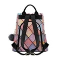 thumbnail image 2 of FORMRS Women's Travel Backpack Purse Anti-Theft Hidden Pockets Casual Shoulder Bag, Pink Shimmering Pattern, 2 of 7