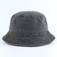 thumbnail image 4 of CoCopeaunts Denim Bucket Hat for Women Street Travel Work Wild Wear Men Fisherman Hats Lightweight Collapsible Cotton Basin Hat, 4 of 8
