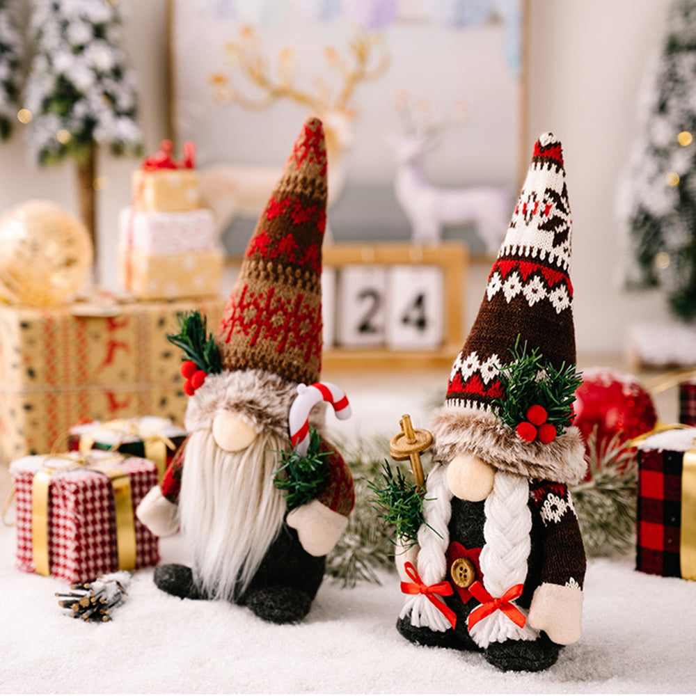  NOLITOY 3 Pcs Christmas Ornaments Nordic Gifts Table Nordic  Gnome Christmas Tabletop Figurine Santa Claus Statue Christmas Gnome Doll  Swedish Gnome Doll Nordic Figurine Window Fiber : Home & Kitchen