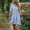*Light Blue-Plaid, variant on ClodeEU Women's Collared V Neck Short Sleeve Plaid Shirt Dress,Casual Button Cute Mini Dress Light Blue-Plaid,Women's Plus L