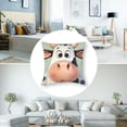 thumbnail image 5 of Cute Cow Polka Dot Print Throw Pillow Covers Soft Corduroy Pillow Cushion Covers Pillowcase for Sofa Living Room Decoration Home, 5 of 7
