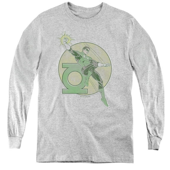 Dco - Retro Lantern Iron On - Youth Long Sleeve Shirt - Medium