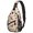 Irish Setter and Floral Beige Pattern, variant on Irish Setter and Floral Beige Pattern Sling Backpack, Unisex Daily Travel Sling Pack with Side Mesh Pockets, Breathable Padded Back Gift Ideas for Holiday Birthday Gifts
