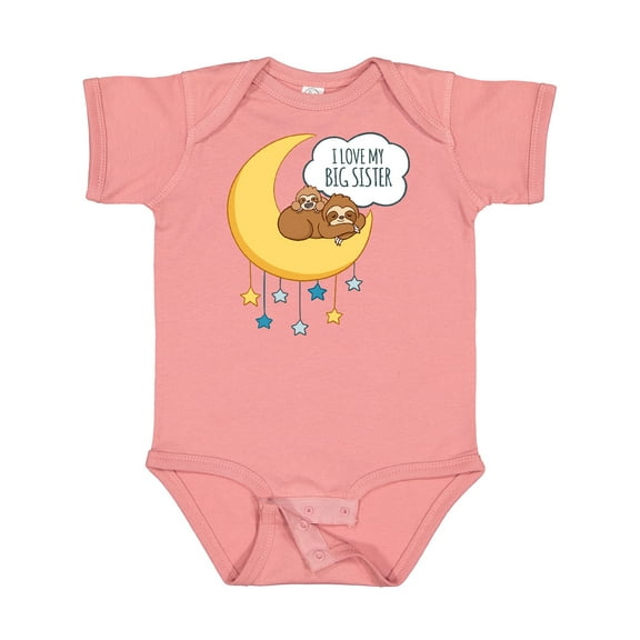 Inktastic I Love My Big Sister Boys or Girls Baby Bodysuit