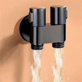 thumbnail image 3 of Mini Multi-Function Faucet Brass 1 Into 2 Out Dual Control Washing Machine Chrome Tap for Washing Ma, 3 of 5