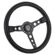 thumbnail image 2 of Volante de carreras, 350 mm/14 pulgadas para MOMO Prototipo, reemplazo de volante, accesorio modificado para automóvil, instalación sin esfuerzo, 2 of 12