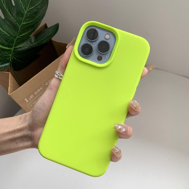 Luxury Liquid Silicone Phone Case Camera Protection Case for iPhone 12 14 13 Pro Max Plus mini Case