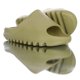 thumbnail image 1 of Verano Coco Yeezy Abuelo Zapatillas Hombre Diapositiva Hueso Blanco Frijol Verde, 1 of 4