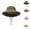 Army Green, variant on Children Solid Color Sun Protection Bucket Hat - Face Covering UV Resistant Material, Lightweight Breathable Fisherman Caps For Spring Summer Outdoor Activities & Daily Travel Gear