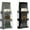 Grey & Black, variant on Senya Hanging Closet Organizer, 2 Pcs 6 Pockets Hanging Handbag Purse Organizer for Family Closet Bedroom, Foldable and Universal (Black&Grey)