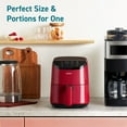 thumbnail image 2 of COSORI Air Fryer 2.1 Qt, mini freidora de aire pequeña 4 en 1, hornear, asar, recalentar, 97% menos aceite, compacta y silenciosa, canasta antiadherente y apta para lavavajillas, 30 recetas en la apli, 2 of 5