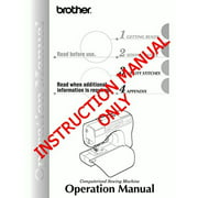 Brother CS-8060 Sewing Machine Owners Instruction Manual