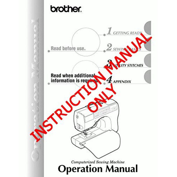 Brother CS8060 Sewing Machine Owners Instruction Manual
