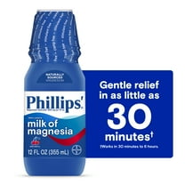 Phillips' Wild Cherry Milk of Magnesia Liquid Magnesium Laxative, 12 oz