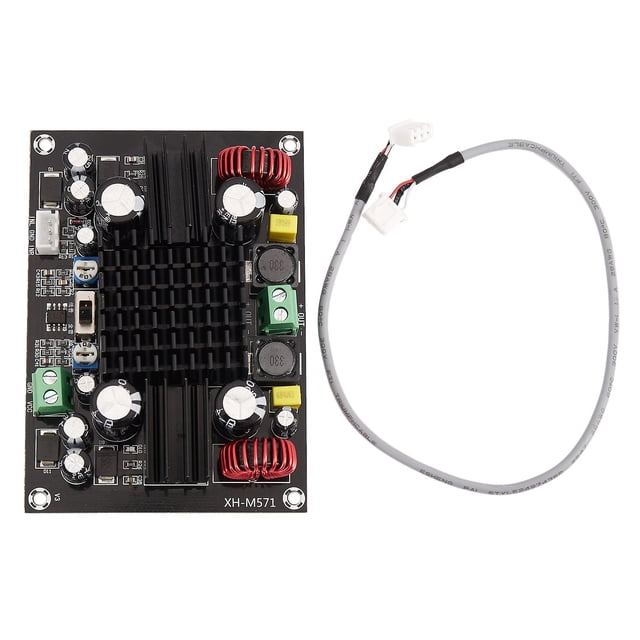 Xh-M571 Subwoofer Placa Amplificadora Digital de Audio Estuche con Ruedas Amplificadores de Refuerzo Mono 150W