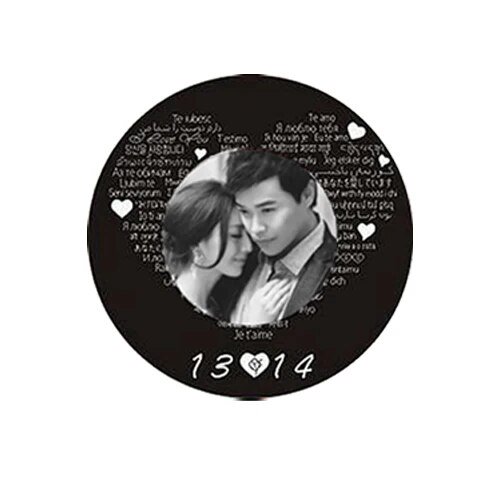 Collares personalizados con proyección de foto, Gargantilla con personalidad, corazón, amantes, nombre, imagen de mascota, joyería, regalo de San Valentín para el día de la madre