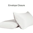thumbnail image 4 of Ntbay 2 Pack Satin Toddler Pillowcases, Silky and Luxurious Travel Pillow Covers with Envelope Closure, 14" x 20", White, 4 of 5
