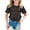 00-Black570, variant on Yiyuu Girls Graphic Tee Leopard Bow Print Short Sleeve Round Neck T Shirt, Sizes 3-13